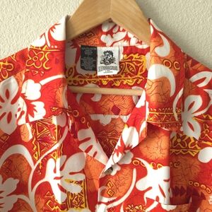 Kennington California Vintage Hawaiian Shirt Bright Colors Large